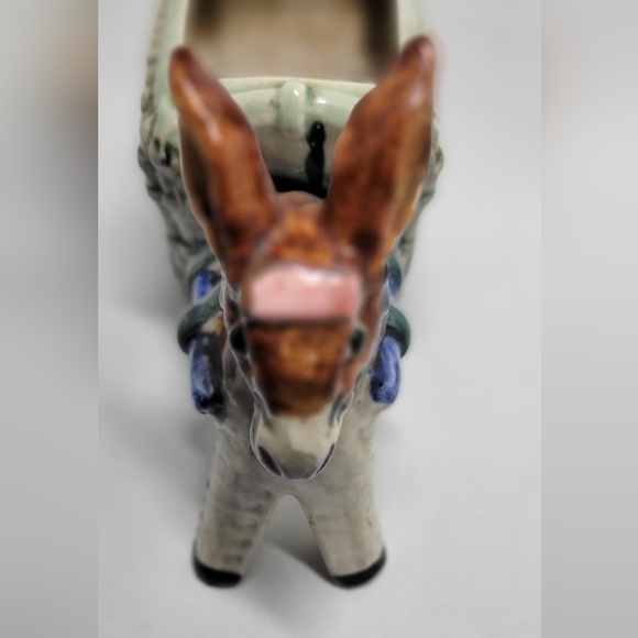 Art Deco donky and cart planter mid century modern collectible occupied Japan - Picture 3 of 7